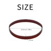 Dofash 2 * 75MM Snag-free Elastic Hair Ties Rubber Bands for Hair Elastic Hair Bands Hair Rubber Bands Hair Elastics for Women's Hair - 150pcs (Brown)