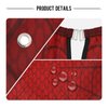 Kigai Hair Cutting Cape for Men & Women Red Spider Web Waterproof Barber Cape Professional Hairdressing Salon Styling Cape with Adjustable Closure Snap