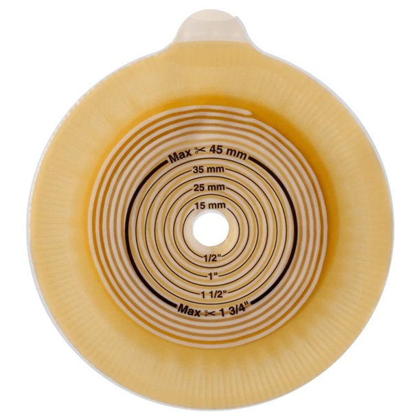 Assura2 Trim to Fit Ostomy Barrier Double Layer Adhesive 60 mm Flange 5 per Box 2883