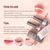 Natural Shine LUX REDDROP LIP CURE Original HERA (Soft Pink Red) | Water Lip Stain | Lightweight and Long Lasting | Overnight Exfoliator Treatment Deep Nourishing Care(0.27oz)