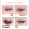Reepic Cosmer Matte Single Eyeshadow Palette, Pink Eyeshadow, Korean Eyes Makeup, Ultra-fine Lightweight Powder, Multi-use Blendable Eyeshadow and Blush Makeup (#06 Milk Tea)