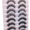 Wffenhefragrance Multipack False Eyelashes| Lengthening Wisps in 10 Assorted Lengths | Natural to Dramatic Styles | Easy to Apply & Reusable |Suitable for Makeup Enthusiasts