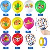 50 Pcs Mexican Fiesta Party Balloons Decorations, Taco Party Balloons Latex Confetti Balloons for Mexican Carnivals Festivals Birthday Part Baby Shower Supplies 12 Inch