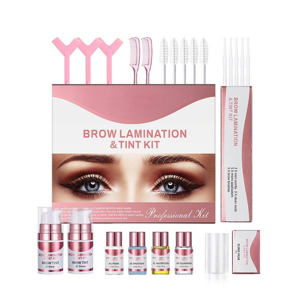 G G Colors Brow Lamination Kit Brow Color Kit, Natural Eyebrow Makeup Kit, Professional Eye Brow Perm Kit
