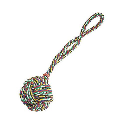 Zanies Monkeys Fist Knot Rope Dog Toy in Multi-Color [Set of 3] Size: 21"