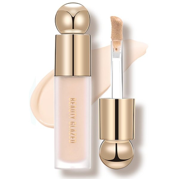 Hydrating Concealer, Lightweight Full Coverage Concealer for Dark Spots, Long-Lasting, Conceals and Corrects, Hydration and Highlights, Light Sand Shade, Satin Finish, All-Day Wear, 0.265 Fl Oz (104#)