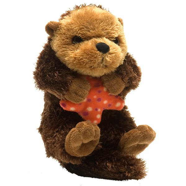 Wild Republic Sea Otter Plush, Stuffed Animal, Plush Toy, Gifts for Kids, Hug’Ems 7"