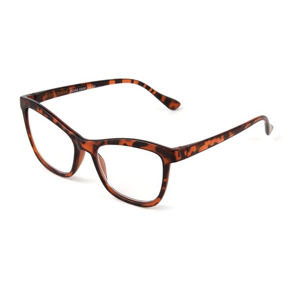 Betsey womens Maia Glasses Blue Light Glasses, Tortoise, 62mm US