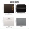 Erinde Oil Blotting Sheets for Face with Mirror and Puff, 200 Sheets Oil Blotting Paper for Oily Skin, Face Oil Absorbing Sheets, Natural Oil Control Film, Absorb Excess Oil, Bamboo Charcoal