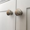 Southern Hills Brushed Nickel Cabinet Knobs - 5 Pack - Kitchen Cabinet Knobs and Handles, Dresser Knob, Nickel Cabinet Pull, Bifold Door Knobs, Closet Knob, Cabinet Hardware - SHKM013-SN-5