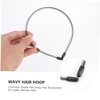 Beatifufu 6-Pack Simple Design Wavy Hair Hoop Headband - Stylish Metal Hair Accessories - Non-Slip Hairband for Men & Women - Perfect for Sports - Yoga - Workouts - Hair Clips Included - Elegant