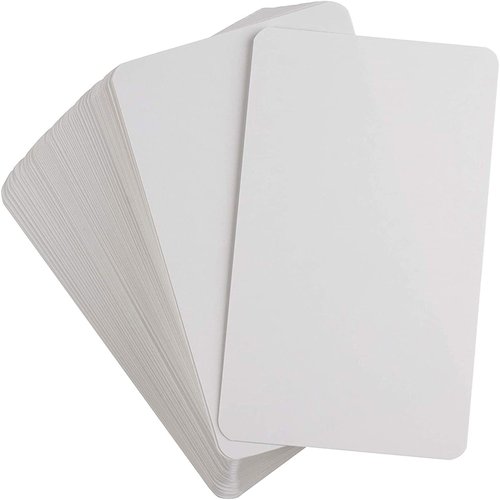 Juvale Shiny Index Cards, Blank Flash Cards Unruled for Studying (3 x 5 in, 200 Pack)