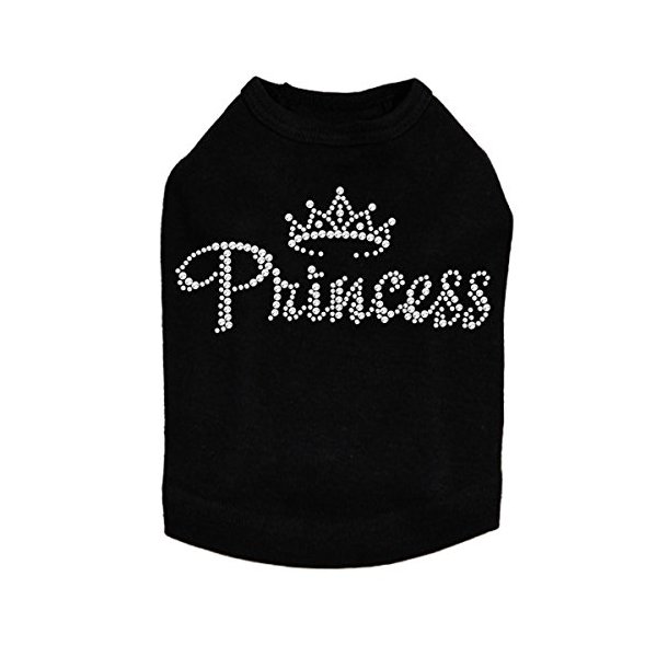 Princess # 2 Dog Shirt XL Black