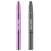 2 Pieces Retractable Eyebrow Lip Brush Soft Eyelash Makeup Brush Set With Cap Concealer Eyeliner Travel Cosmetic Brushes