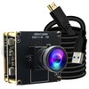 ELP 4K 60fps HDMI USB3.0 Camera for Computer Wide Angle PC Camera Mini Lightburn Camera for Laser Engraver 2X Digital Zoom USB Security Camera for Laptop Ras pi Jetson Nano (120° Low Distortion Lens)