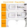 RVZONE 1156 1141 1003 7506 BA15S 1383 Led white RV Interior Light | Super Bright 4014 105-SMD LED Replacement for 12 Volt RV Camper Trailer Boat Trunk Interior Lights 4-Packs
