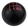 Abfer 6 Speed Shift Knob Lower Right R Gear Shift Knobs Ball Manual Stick Shifting Handle Fit for Car Vehicles (Black)