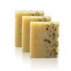 Brickell Men's Mint Soap Scrub Bar for Men (3 Pack), Natural and Organic Exfoliating Bar Soap Handmade with Tea Tree, Coconut and Peppermint Leaf Scent, 5 Ounce Bar (3 Pack)