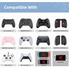 GeekShare Cute Thumb Grip Caps for Playstation 5 Controller, Thumbsticks Cover Set Compatible with Switch Pro Controller and PS4 PS5 Controller, 4Pcs - Heart & Flower