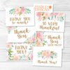 24 Floral Thank You Cards With Envelopes Bulk - Housewarming Thank You Cards Wedding Thank You Cards With Envelopes Kids, Baby Shower Thank You Cards Graduation Thank You Notes With Envelopes Set