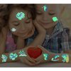 UVUXO Luminous Temporary Tattoo for kids - 10 Sheets Luminous Shark Temporary for Girls Boy Body Arm Shoulder Cute Tattoos Stickers, Birthday Party Supplies Gifts for Kids