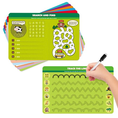 HugHush Handwriting Practice for Kids Toddlers,Preschool Learning Activities,Number Alphabet Letter Tracing Activity,ABC Learning Toys,Learn to Write for Kids Age 3-5,Kindergarten
