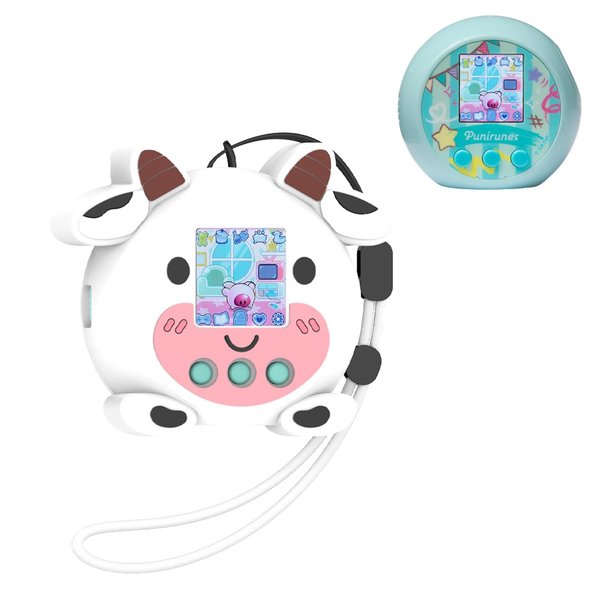 Case for Punirunes Interactive Digital Toy, NOUKAJU Silicone Protective Cover Drop-Proof, Scratch-Proof, Shock-Proof,Dust-Proof,Protective Skin Sleeve for Interactive Digital Toy(White)