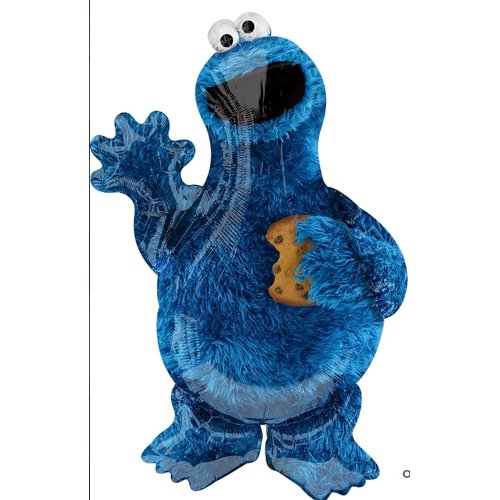 Anagram Cookie Monsters and Elmo Happy Birthday Banner Party Supplies Balloon Bouquet Decorations, BQ_4262