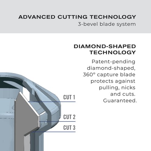 ConairMan Nose Hair Trimmer for Men, For Nose, Ear, and Eyebrows, Patent 360 Bevel Blade for No Pull, No Snag Trimming Experience, Cordless Trimmer 2 piece Set with Detail and Shaver Attachments
