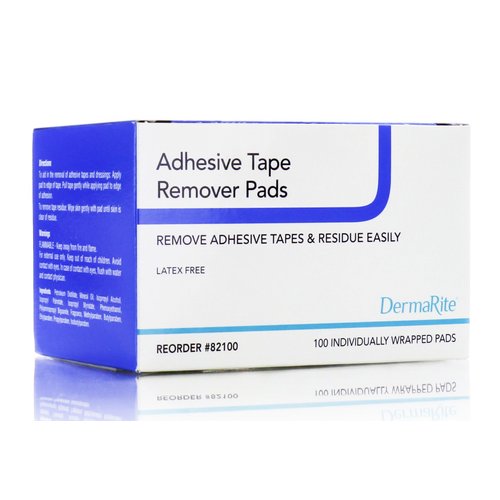 Dermarite Industries Adhesive Tape Remover Pads, 8 Ounce
