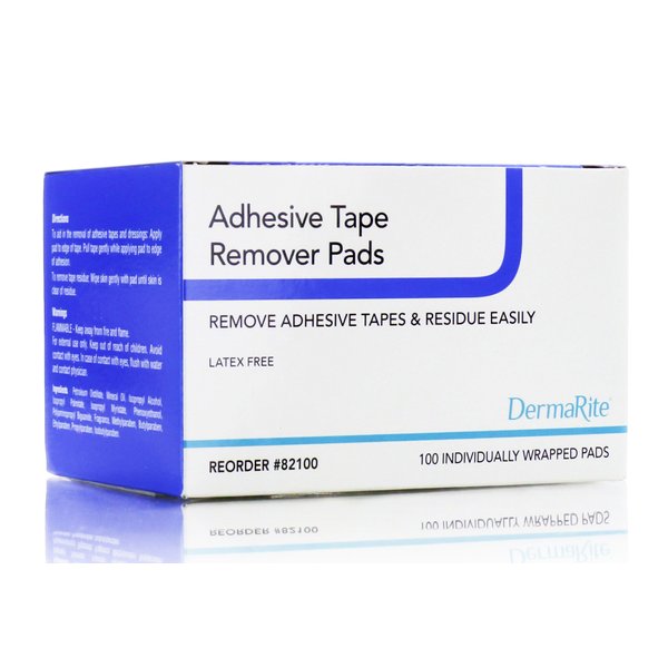 Dermarite Industries Adhesive Tape Remover Pads, 8 Ounce