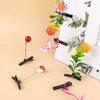 Framendino, 30 Pack Bean Sprout Hair Clip Funny Hairpins Flower Plant Hair Clips Little Grass Barrette Headwear for Women Girls Home Party Hair Accessories (Style A)