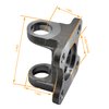 RABROPAR Driveshaft Flange Yoke 2-2-939 Flange Yoke 4x0.488 Holes on 3.5BC 2.0F Compatible with 1310 Series 1.063" x 3.219" U-Joint