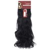 Lelinta 24" Thick Curly Full Head Clip in on Double Weft Hair Extensions Natural Black