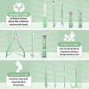 Manicure Pedicure Set, Nail Clipper Set for Men Women, Professional Manicure Kit Pedicure Kit, Nail Care Kit with Green Travel Leather Bag, Set 12 in 1