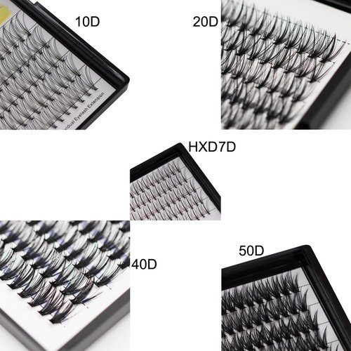 Vayator Eyelashes 10-12mm Mixed,12-14mm Mixed,14-16mm Mixed Mink Eyelashes Extension Natural Russian Volume Faux Eyelashes Individual Lashes Makeup Tools (10mm-12mm Mixed)