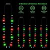 Christmas Necklace Accessories, 8Pcs Light Up Christmas Necklaces, Glow Christmas Bulb Necklaces Boys Girls, 3 Modes Colorful Lights Christmas Party Favors, Christmas Ugly Xmas New Year Party Supplies