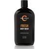 Challenger Men’s Fresh Body Wash, 16 Ounce | Exfoliating Cleanser with Aloe, Vitamin E, Tea Tree & Jojoba Oils | Moisturizing, Scrubbing Lather for Smooth, Strong Skin | Gentle Cleaning