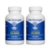 LifeStrength Sea Moss Capsules (Pack of 2) - Wildcrafted Irish Sea Moss, Bladderwrack & Burdock Root Superfood Blend - Immune System, Joint, Gut Health & Thyroid Support - 240 Vegetarian Capsules