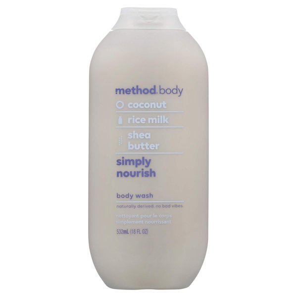 Method Body Wash, Simply Nourish, Coconut, 18 Fl Oz