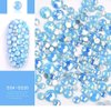 DAODER 4pack Sparkly Opal Rhinestones for Nails 3D Nail Art Rhinestones Kit Crystal Diamond Rhinestones and Charms Nail Decoration Flatback Gems Stones Pink White Blue Green Nail Jewels Crafts DIY