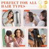 Blushtier 12 Pcs Softball Foldable Travel Mirror Hair Brushes Round Portable Folding Pocket Hair Brush Mini Hair Comb with Compact Makeup Mirror for Women Girls Softball Team Gift Sport Party