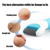 13 Extra Coarse Replacement Roller Refill Heads Compatible with Amope Wet Dry Electronic Foot File Refill(13 Extra Coarse for Wet & Dry) Black