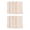 KAF Home Overbrook Chambray Dinner Napkins - Set of 8 (Beige)