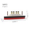 MIKEMENG 56PCS MOC Titanic Break in Half City Model Building Blocks RMS Cruise Ship Shipwreck DIY Boat Construction Children Toys Gifts for Children