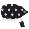 Mavogel Cotton Sleep Mask - Sleep Eye Mask for Men Women, Super Soft and Comfortable Eye Covers, Light Blocking Night Eyemask for Sleeping Yoga Nap Meditation, Includes Travel Pouch (Dot Style)