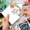 The Best Card Company - 20 All Occasion Note Cards (4 x 5.12 Inch) - Blank Boxed Set (10 Designs, 2 Each) - Praise Papers AM6635OCB-B2x10