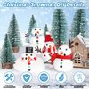 EOBOH 3 Pack Snowman Kit, Christmas Melting Snowman Crafts DIY Snowman Kit, Build a Snowman Winter Christmas Activities Set Indoor, Snowman Creative Modeling Clay for Family School Party Favor