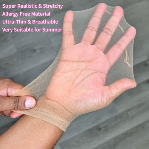 mscoco 20 Pieces Women HD Wig Cap for Lace Front Wig Bald Cap