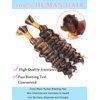 Highlight Human Braiding Hair for Boho Braids 2 Bundles 20 Inch 100g P430 Deep Water Wave Bulk Human Hair for Braiding Wet and Wavy Curly Bundles No Weft Micro Braiding Hair Human Hair Extensions